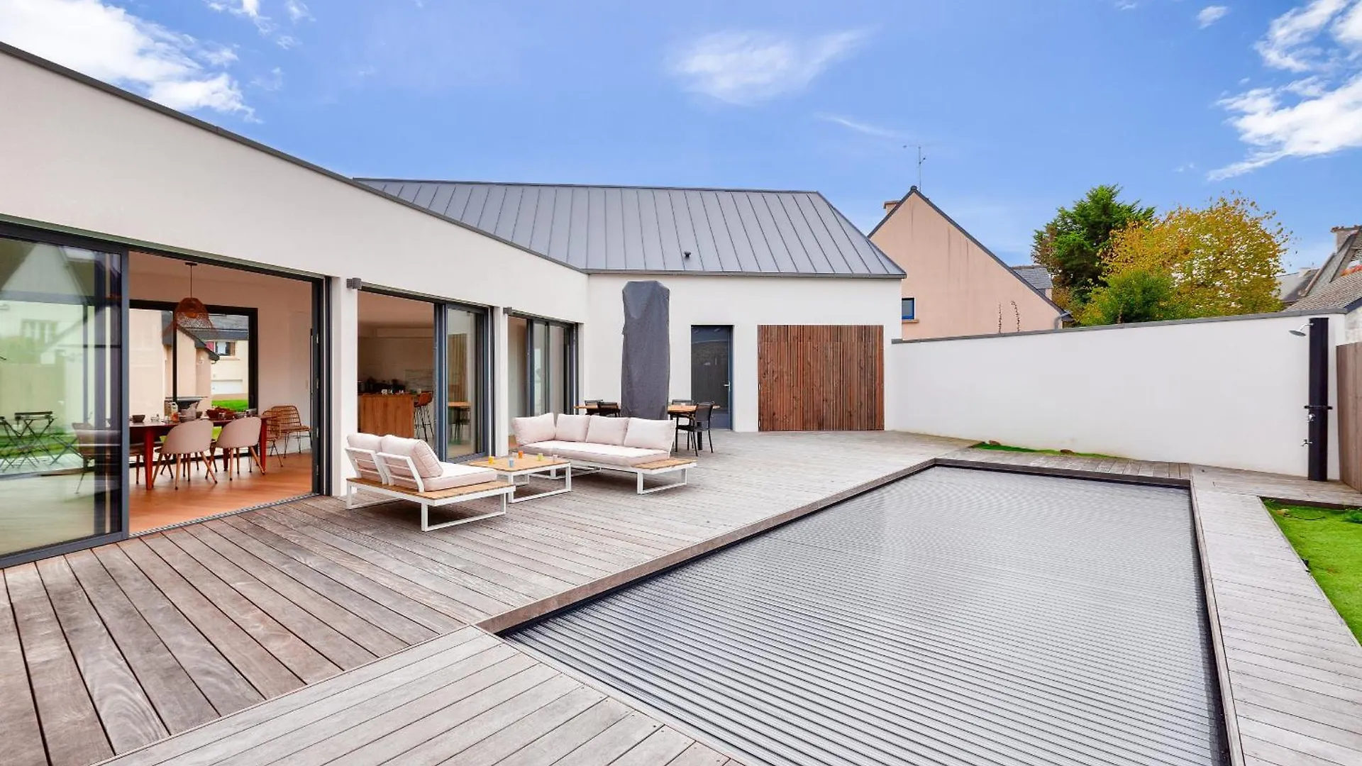 Vakantiehuis 800M De La Plage, Maison Neuve Pour 10, Piscine Pleneuf-Val-Andre